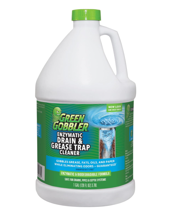 Green Gobbler Enzyme Drain Cleaner | Fights Odors & Grease | 1 Gal
