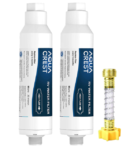 AQUA CREST RV Inline Water Filter | NSF Certified, 2 Pack