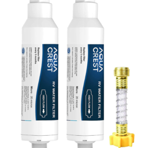 AQUA CREST RV Inline Water Filter | NSF Certified, 2 Pack