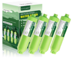 RVGUARD Inline RV Water Filter: NSF Certified, Reduces Odors, Taste, Rust, Chlorine - 4 Pack
