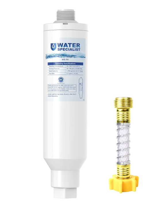 Waterspecialist RV Inline Water Filter | NSF Certified