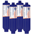 WELLUCK RV Camper Inline Water Filter: Chlorine & Odor Reduction - 4 Pack
