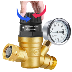 Adjustable RV Water Pressure Regulator - Camper Upgrade