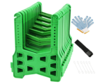 RVGUARD 15-Ft Sewer Hose Support: Green, Adjustable, Fast Dump