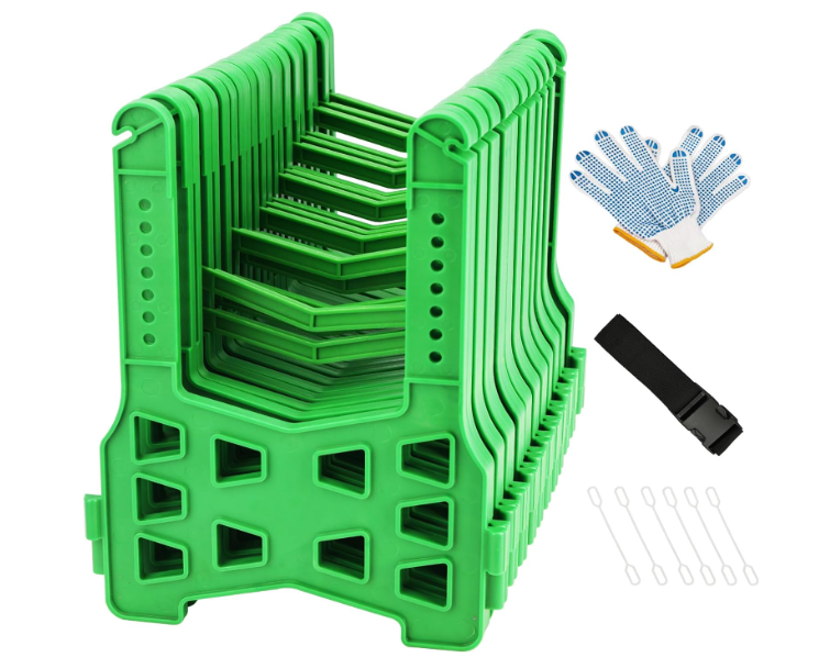 RVGUARD 15-Ft Sewer Hose Support: Green, Adjustable, Fast Dump