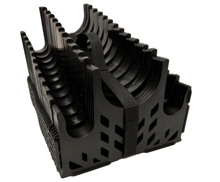 RV Full Hookups Tamer  3-in-1 Sewer Hose Support, Water Hose, Power Cord Cradles