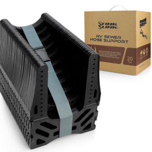 RV Sewer Hose Support: 20-Foot Holder for Trailers, Campers & Motorhomes