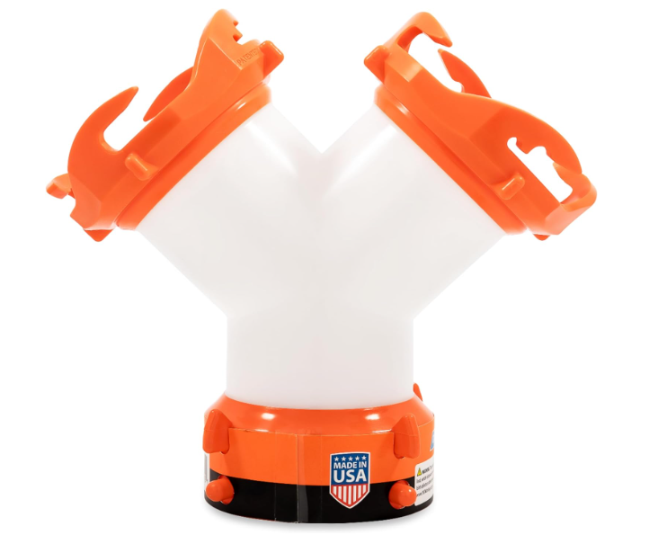 Camco RhinoFLEX RV Wye Sewer Hose Fitting | Swivel Ends, Gaskets