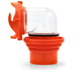 Camco 39736 RhinoFlex RV Sewer Elbow | 360° Rotation, Built-in Gasket | Fits 4 Inlets