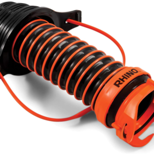 Camco 39319 RhinoExtreme 3-in-1 Sewer Hose Seal - Flexible Fitting, Black