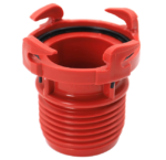 Valterra F02-3101 RV Drain Hose Connection EZ Coupler Adapter - Red