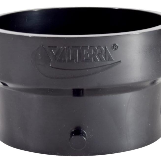 Valterra T1029-2 Termination Adapter - 3" Bayonet x 3" Hub, Black