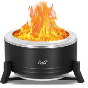BALI OUTDOORS 22" Smokeless Fire Pit with Ash Pan - Portable Wood Burning Pellet Firepit