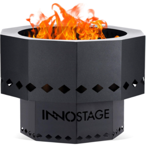 INNO STAGE 13" Smokeless Fire Pit: Low Smoke, Portable Design