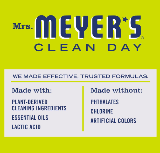 MRS. MEYER'S CLEAN DAY Toilet Bowl Cleaner, Lemon Verbena, 24 oz