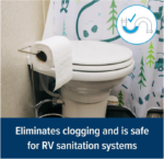 Camco RV Toilet Paper | Biodegradable | 1-Ply, 280 Sheets