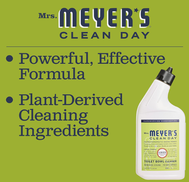 MRS. MEYER'S CLEAN DAY Toilet Bowl Cleaner, Lemon Verbena, 24 oz
