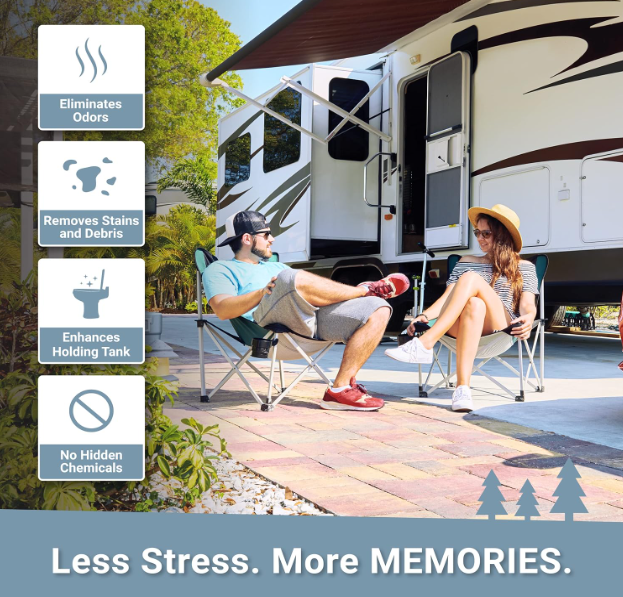 RV Toilet Cleaner Liquid - Safe for All Types - 24 oz