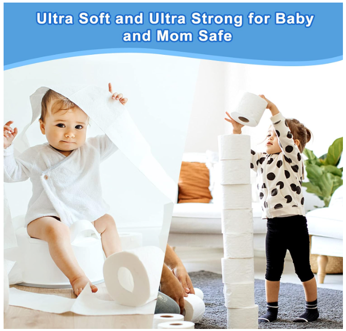 Quick Dissolve RV Toilet Paper: 2-Ply, Biodegradable, 500-Sheet