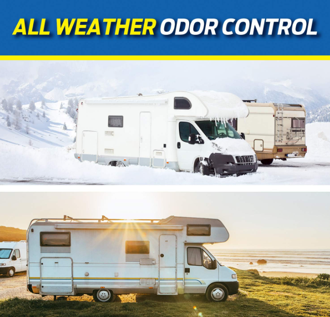 RID-X Holding Tank Deodorizer Pacs - RV, Boats, & Portables, Fresh Scent - 8 Count