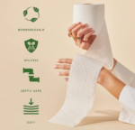 Caboo Bamboo Toilet Paper: Septic Safe, Biodegradable, Eco-Friendly 2-Ply