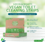 Toilet Bowl Cleaner Strips: 60 Count, Eco-friendly, Non-toxic, Septic Safe