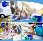 Quick Dissolve RV Toilet Paper: 2-Ply, Biodegradable, 500-Sheet