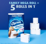 Charmin Ultra Soft Toilet Paper: 24 Mega Rolls = 123 Regular Rolls