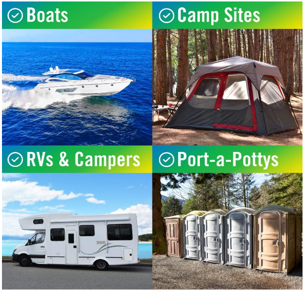 Boat & RV Toilet Paper: Quick Dissolving, Biodegradable 12 Rolls