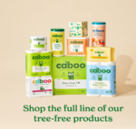 Caboo Bamboo Toilet Paper: Septic Safe, Biodegradable, Eco-Friendly 2-Ply