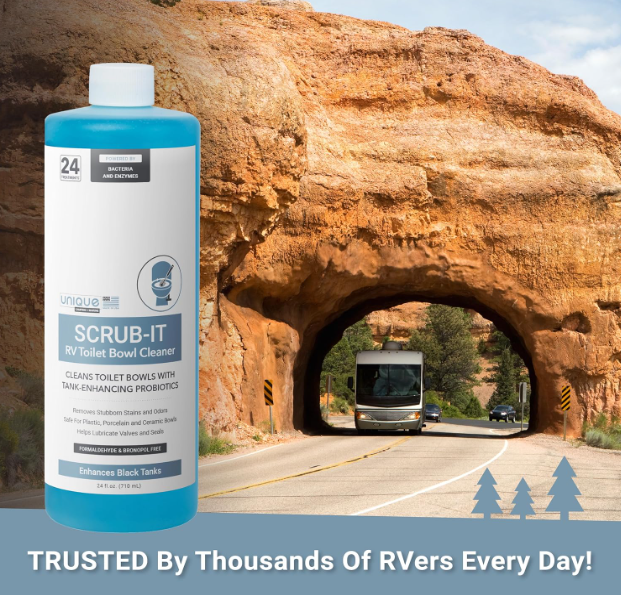 RV Toilet Cleaner Liquid - Safe for All Types - 24 oz