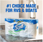 Scott Rapid-Dissolving Toilet Paper: 48 Double Rolls, Sustainable & Septic-Safe