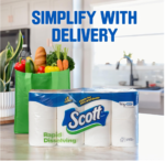 Scott Rapid-Dissolving Toilet Paper: 48 Double Rolls, Sustainable & Septic-Safe