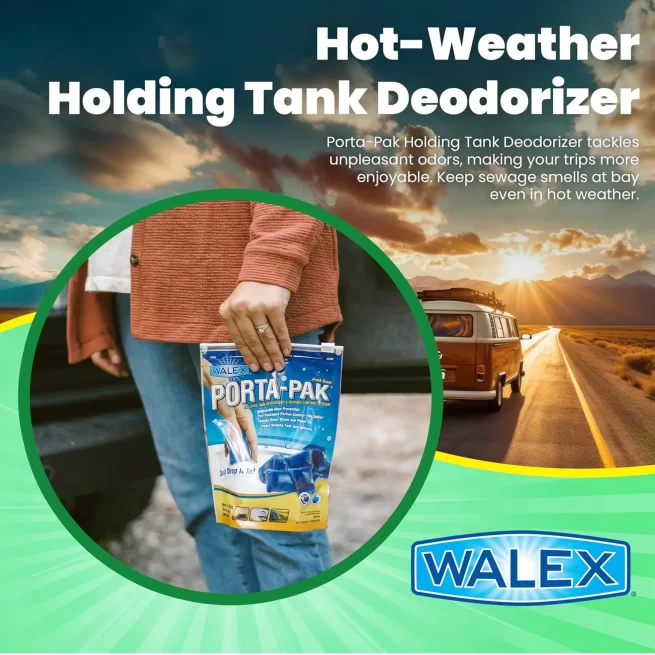 Walex Porta-Pak: Odor-Eliminating Pods for RV/Marine Tanks