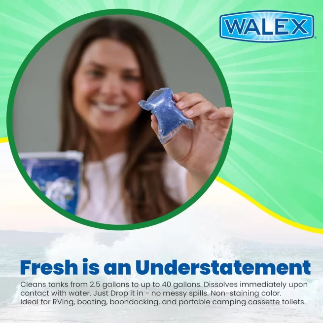 Walex Porta-Pak: Odor-Eliminating Pods for RV/Marine Tanks