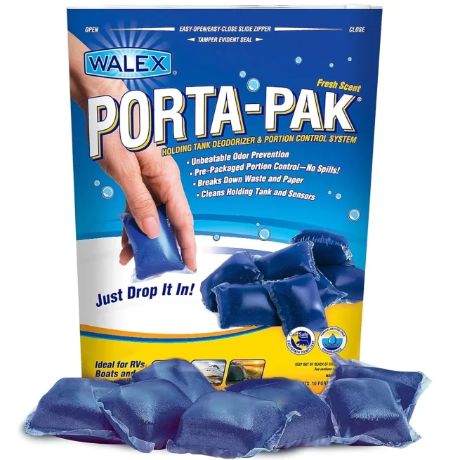 Walex Porta-Pak: Odor-Eliminating Pods for RV/Marine Tanks