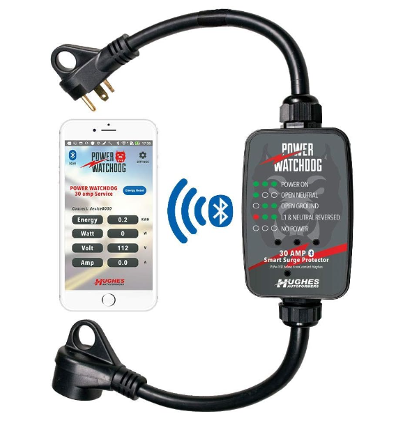 Power Watchdog PWD30: Bluetooth 30A Surge Protector, Portable