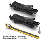 Camper Wheel Chock Sets | Heavy Duty | Double Speed | RV Tire Lock | Fits 3.5”-12