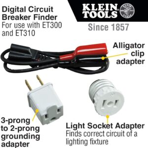 Klein Tools 69411 Circuit Breaker Finder Accessory Kit with Leads & Adapters