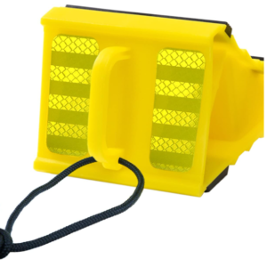 LEAD BRAND Wheel Chocks: Non Slip Base, RV&Trailer, L8xW4.7xH4.1, Pack of 2