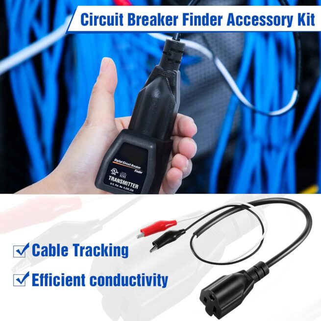 Dreyoo Circuit Breaker Finder Kit Tester, Clips, Adapter - ET300ET310