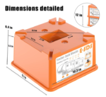 Trailer Jack Blocks 4 Pack: RV Camper Leveling Blocks for Tongue Jacks & Stabilizers