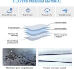 4-Pack Waterproof Tire Covers: Anti-UV Protection for RV, Truck, SUV & Trailer