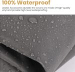 Leader Accessories Double Axle RV Tire Cover 27"-29" Waterproof Grey 2pcs