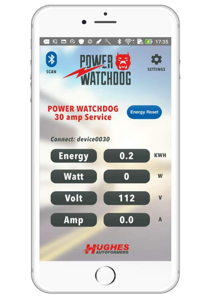 Power Watchdog PWD30EPO: Bluetooth Surge Protector, 30 Amp, Auto Shutoff