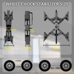 RVPNR Camper X-Chock Stabilizer: Adjustable, Hex Socket, Password Locks
