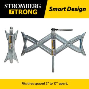 Stromberg Carlson JBP-T217.2 Tandem Axle T-Chock - RV Wheel Chock (2-Pack)