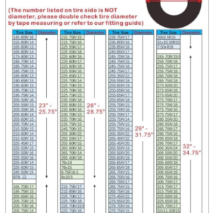 Explore Land Tire Covers 4 Pack - Tough, Universal, Black