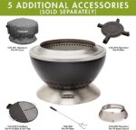Cuisinart COH-800 Smokeless Fire Pit - 24" with Wind Guard & Removable Base