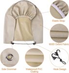 Leader Accessories 4-Pack Tire Covers - Heavy Duty Waterproof - Universal Fit - Tan